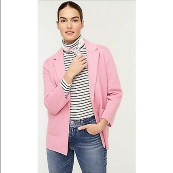 Jcrew Sophie sweater blazer - pink M - Picture 1 of 4